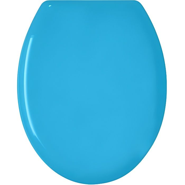 Abattant WC 'Color' Bleu Uni 48 x 36 x 4 cm