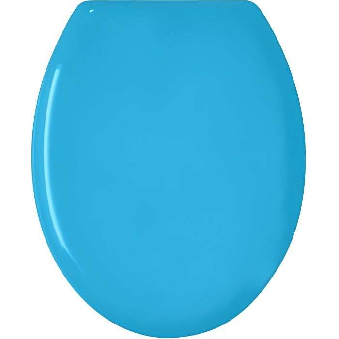 Abattant WC 'Color' Bleu Uni 48 x 36 x 4 cm