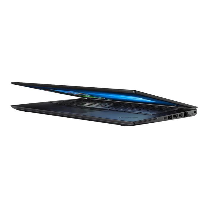 Lenovo ThinkPad T470s 20HF Core i5 7200U - 2.5 GHz Win 10 Pro 64 bits 8 Go RAM 256 Go SSD TCG Opal Encryption 2, NVMe 14