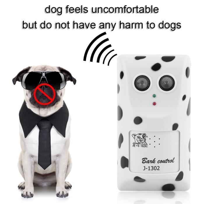 Anti-aboiement ultrasonique Stop Répulsif Barking Contrôleur d'écorce de chien Intercepteur de bruit Silencieux