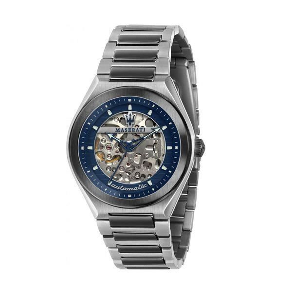 TRICONIC 40mm AUTO BLUE DIAL BR GUN - R8823139003