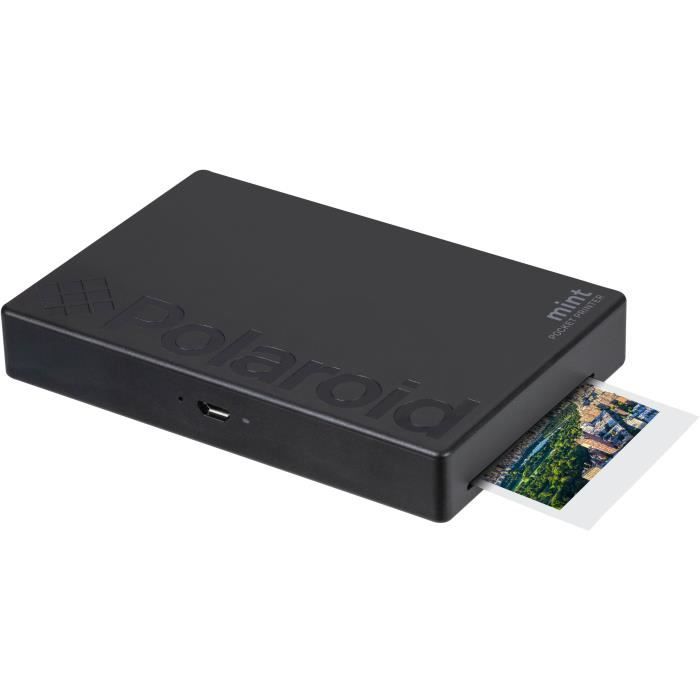 POLAROID Mint Imprimante photo mobile Bluetooth - Impression format 2-x3- - Noir