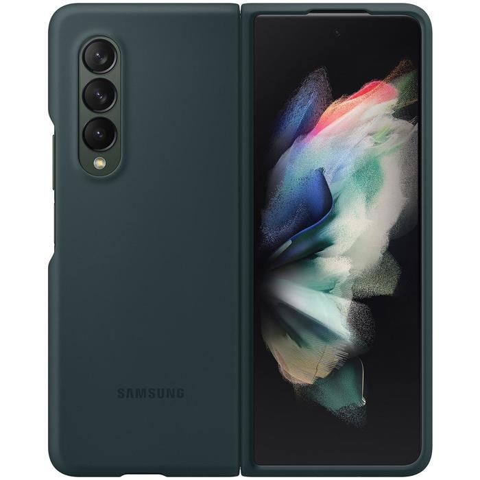 SAMSUNG Z Fold3 - Coque silicone - Vert