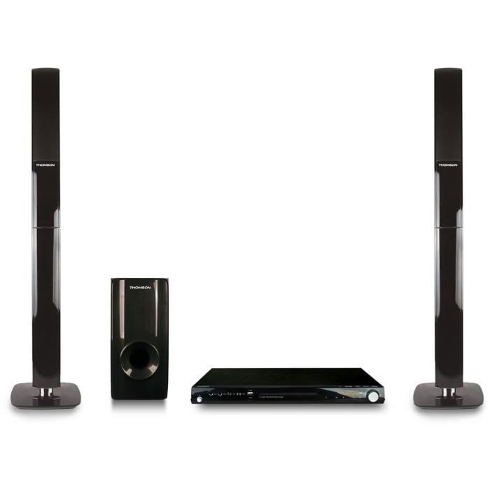 THOMSON THC382 - Home Cinema DVD 2.1 - Puissance 500 Watts - Bluetooth - Lecteur DVD - DécodeurDolby DigitalDTS - HDMI - Entrée RCA