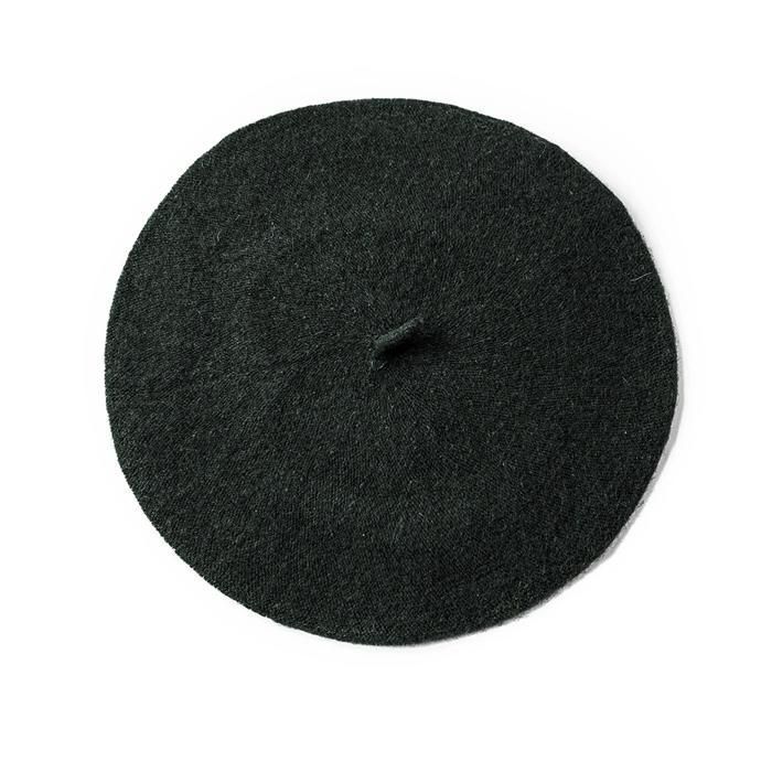 Béret En Laine Militaire Femme – Avec Garniture Cuir, Taille Ajustable 58-60 Cm, Style Classique (taille Unique)