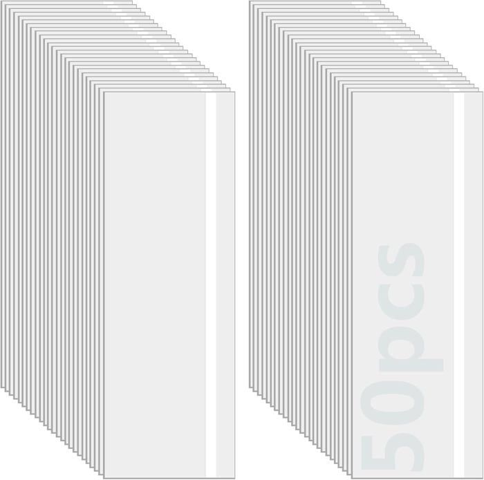 Lot de 50 Autocollants pour pièges à Mouches de fenêtre pièges à Mouches Collants pour lintérieur piège à Mouches Transparent