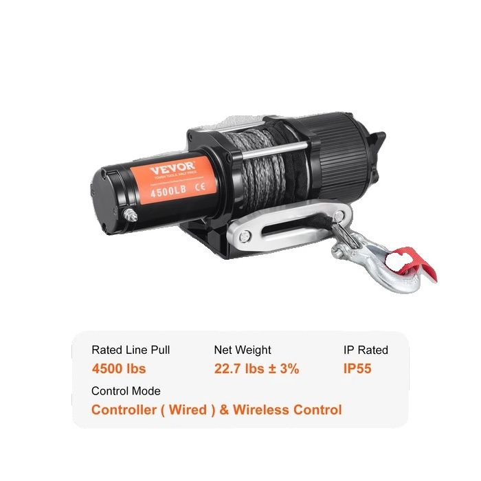 Treuil électrique D'ancre Pour Bateau 45 Lbs (20 Kg) - 12V, Télécommande Sans Fil, Chute Libre - Garantie 5 Ans