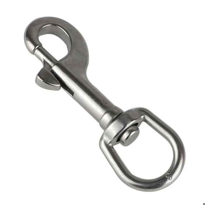 Lot De 10 Mousquetons Aluminium Forme D - Clip Ressort - Noirs - Neufs