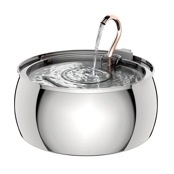 Meilleurs prix pour Fontaine a Eau Chat 4 LFontaine à Eau pour Chat en Acier InoxydableRobinet Design Sortie deau pour Les Familles