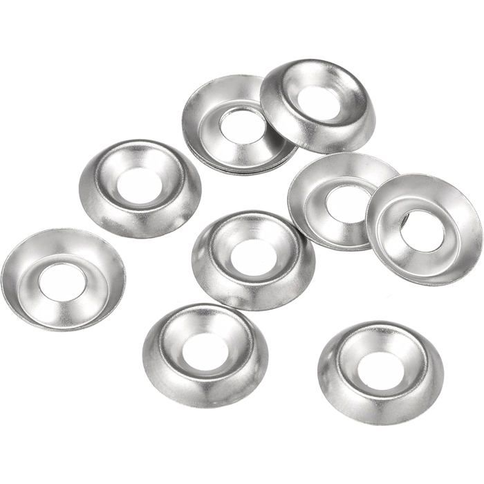 Rondelle Cuvette Tasse Rondelle Fraisé #8 304 Inox Acier pour Vis Boulon 100pcs