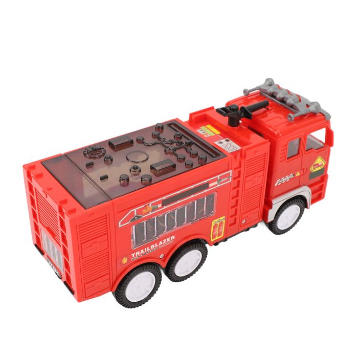 Jerryvon Camion Pompier Jouet – Sons, Lumières, Eau Et échelle Pour Petits Héros Dès 2 Ans