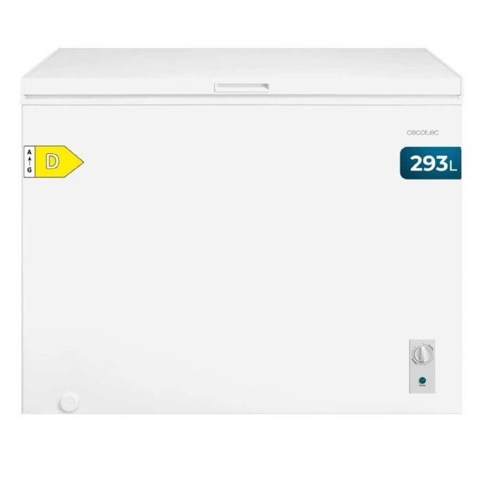 Cecotec Congélateur Horizontal 293L Bolero CoolMarket Chest 293M White D. Panier avec Poignées Contrôle Mécanique LED UltraContact - Cecotec