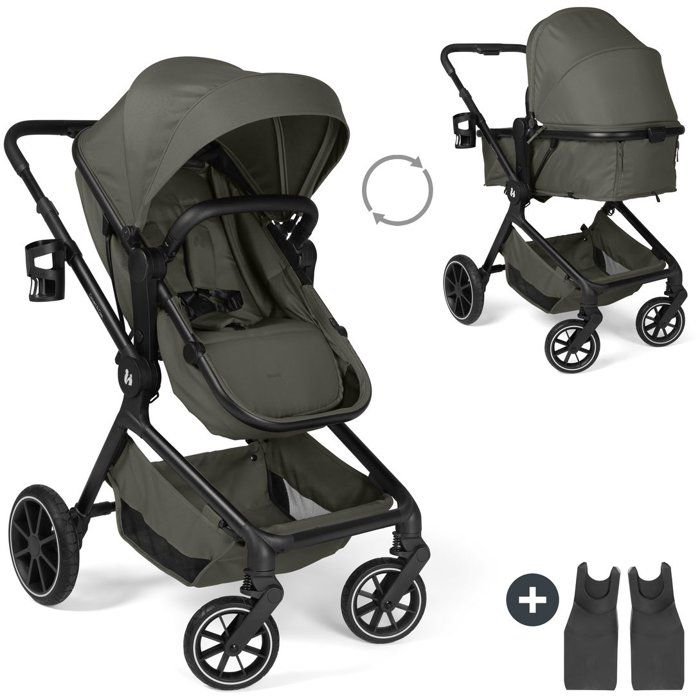 Poussette Citadine Hauck Convert N Care 2-en-1 – Pliage Pratique, 4 Roues Anti-Crevaison - vue 2