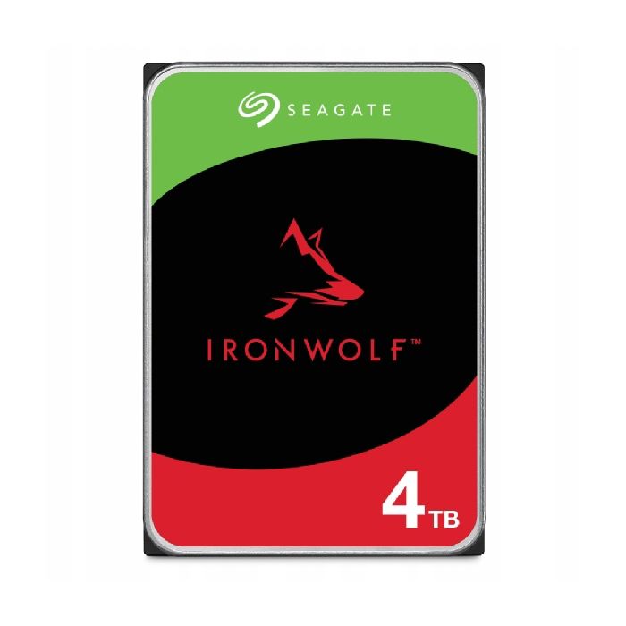 Disque dur interne 4TB - Seagate - IronWolf - 35 pouces - 4000 Go - 5400 RPM - Serial ATA III - NAS - 256 Mo cache