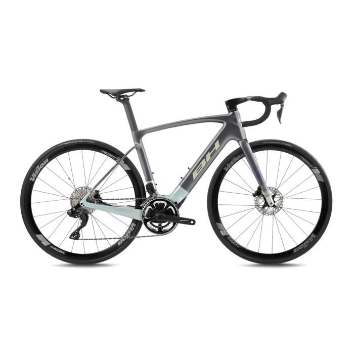 Vélo de route BH Bikes Irs1 Carbon 1.5 - anthracite_lime_sea blue - Gris - L