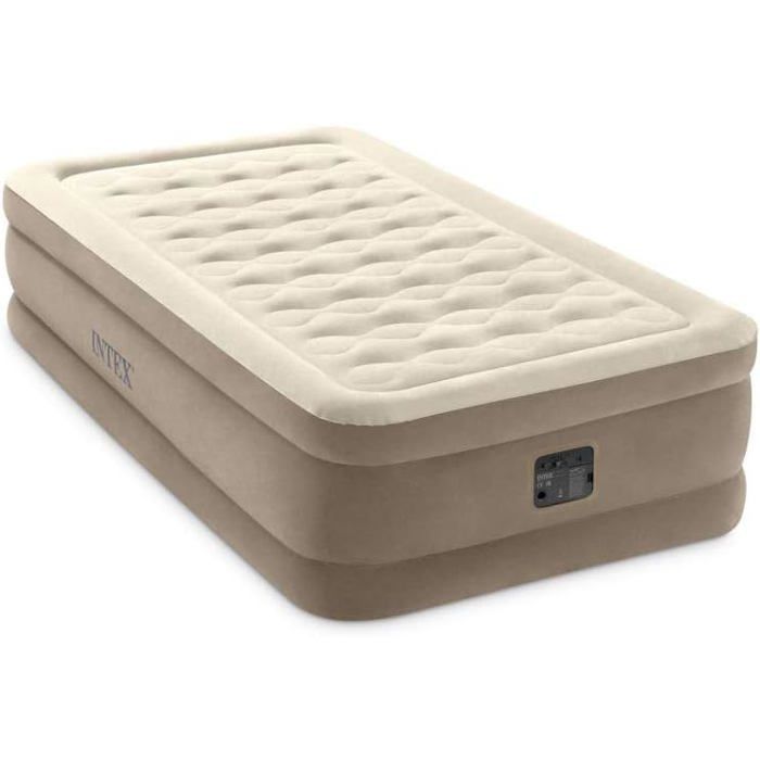 Intex Lit dappoint gonflable Ultra Plush 1 personne pompe électrique intégrée 1 91 x 0 99 x 0 46 m Intex Lit dappoint gonflable Ultra Plush 1 personne pompe électrique intégrée 1 91 x 0 99 x 0 46 m