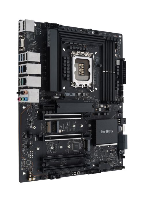 ASUS Pro WS W680-ACE IPMI - Carte mère ATX Socket 1700 Intel W680 Express - 4x DDR5 - M.2 PCIe 4.0 - USB 3.2 - Dual LAN 2.5 GbE - PC