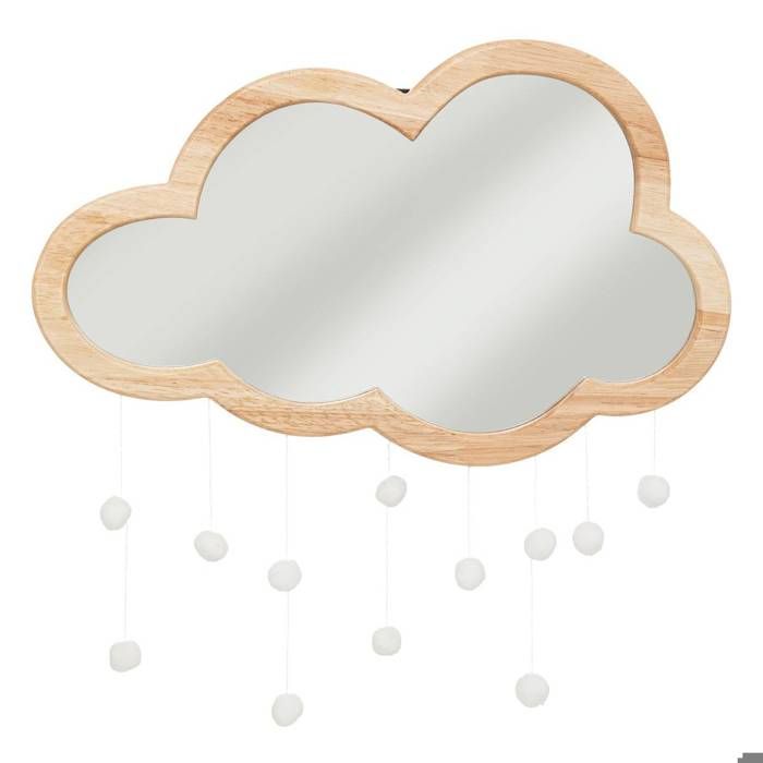 Miroir nuage en bois 40x36cm - Atmosphera Créateur dintérieur Miroir nuage en bois 40x36cm - Atmosphera Créateur dintérieur
