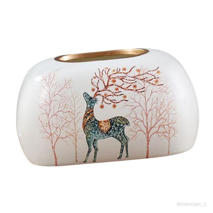 Boîte à Mouchoirs Tissée à La Main Avec Couvercle - Porte-Serviettes Bureau Marron, Panier Rangement Corde Coton