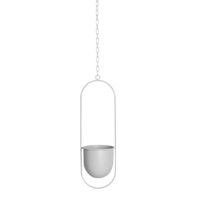 4 Chaînes Suspension Panier - Longueur 50cm - Fer Galvanisé - Pour Jardinières, Lanternes - 5kg Charge
