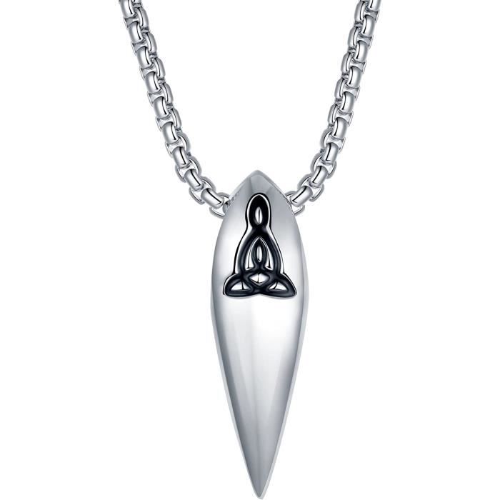 ANTIQUECOLLECTION Collier avec pendentif croix troll en cuivre – Bijoux païens vikings – Symboles, Cuivre, NA