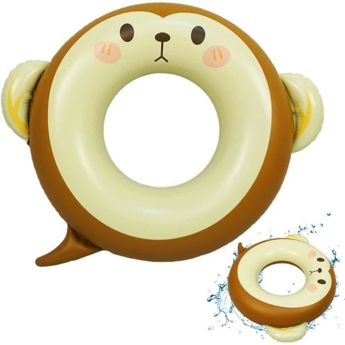 Drfeify bateau gonflable d'enfants Flotteur de natation gonflable pour bébé avec anneau de bain