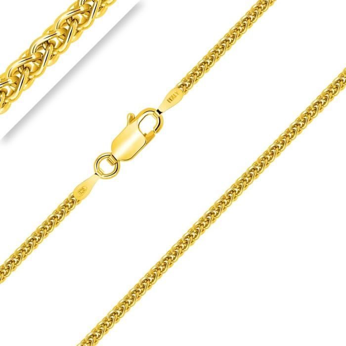 Chaine de cheville maille marine Or Jaune 750