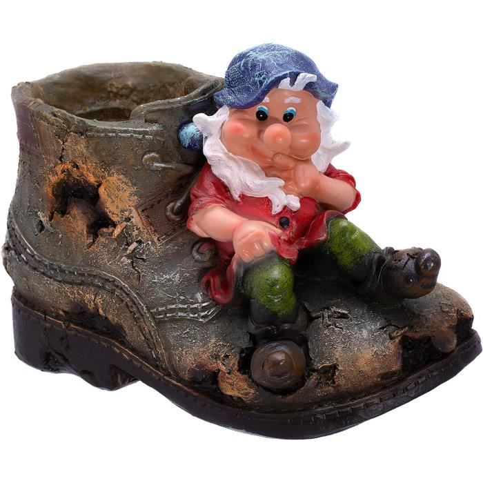 Nain De Jardin Gnome - Anneau De Vie - Sculptures Ou Statues De Jardin - Décoration De Jardin