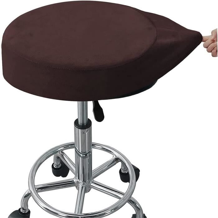 Housses De Chaise En Velours Pour Dossier Rond - Lot De 2 Ou 4 - Protection Contre Taches - Décoration Salle à Manger élégante