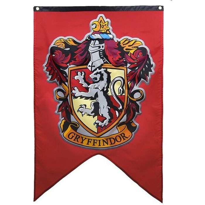 Harry Potter Drapeau Decoratif Gryffindo 75 125cm Cdiscount Maison