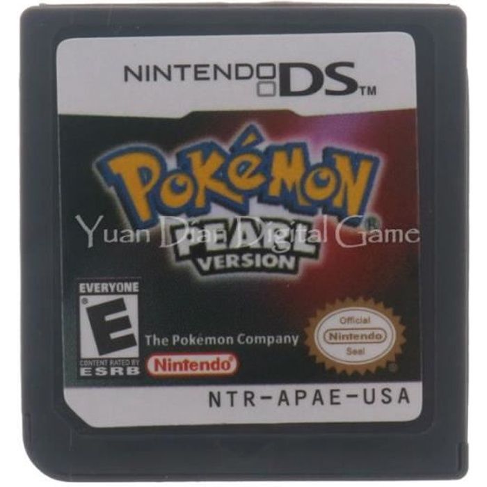 Pokémon Version Perle Nintendo Ds Version Anglais