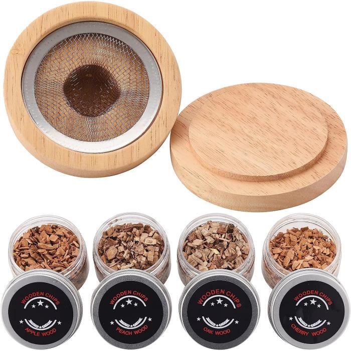Fumoir à Cocktail électrique Rechargeable - Avec 6 Copeaux De Bois, Pour Whisky Et Boissons - 11