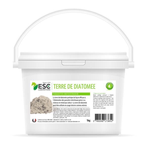 TERRE DE DIATOMEE – Parasites externes et internes Cheval – Qualité alimentaire 1KG