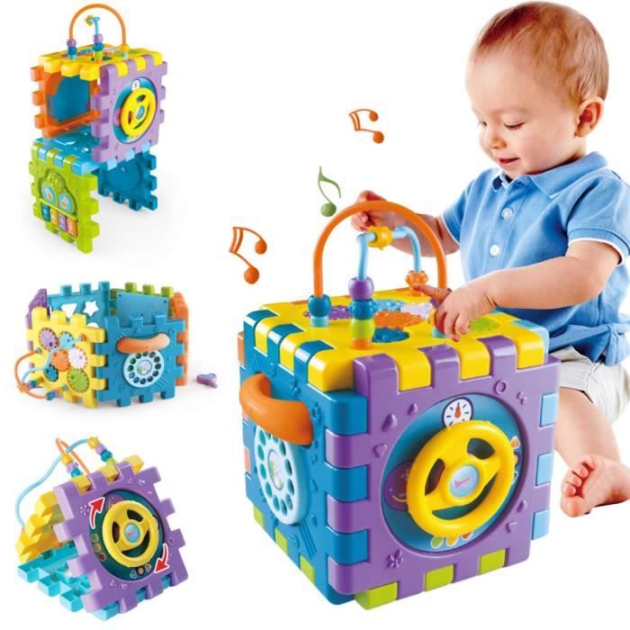 6 en 1 Ensemble de Jouet Éducatif Bébé Enfant 1 ans Perle Labyrinthe en  Bois Maison Multi Jeu - Cdiscount Jeux - Jouets