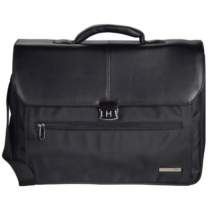 Porte-documents Vertical Aleon En Aluminium - 25 Cm, 14 Compartiments Avec Pochette Ordinateur 8.2L - Neuf