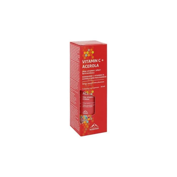 Complement Spray Compléments alimentaires Vitamin C Acerola Spray BI8110 , NORDAID ...