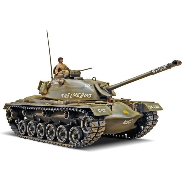 Maquette de Char M-48 A-2 Patton Tank - REVELL - Kit de modélisme de chars d'assaut - Plastique - Échelle 1:35
