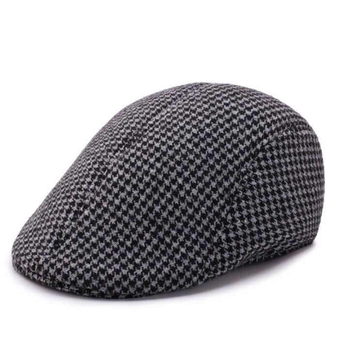 Casquette Plate Réglable YAMEIZE - Style Rétro Gavroche Pour Homme Et Femme