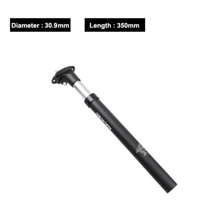 Tige de selle vélo VTT à suspension, aluminium, diamètre 27,2mm