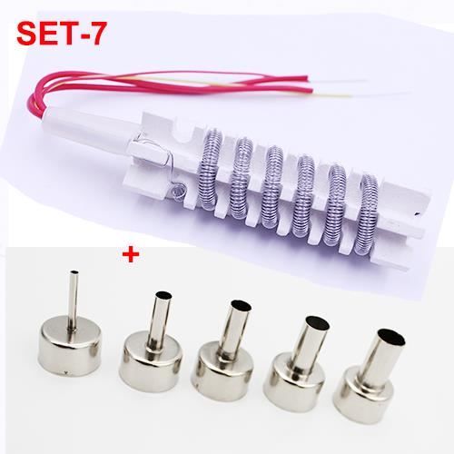 Pistolet à Air Chaud Antistatique Pour Stations De Soudage 858, 858d, 8858, 8586, 878 BGA - Poignée Ergonomique, Câble Long, Durable