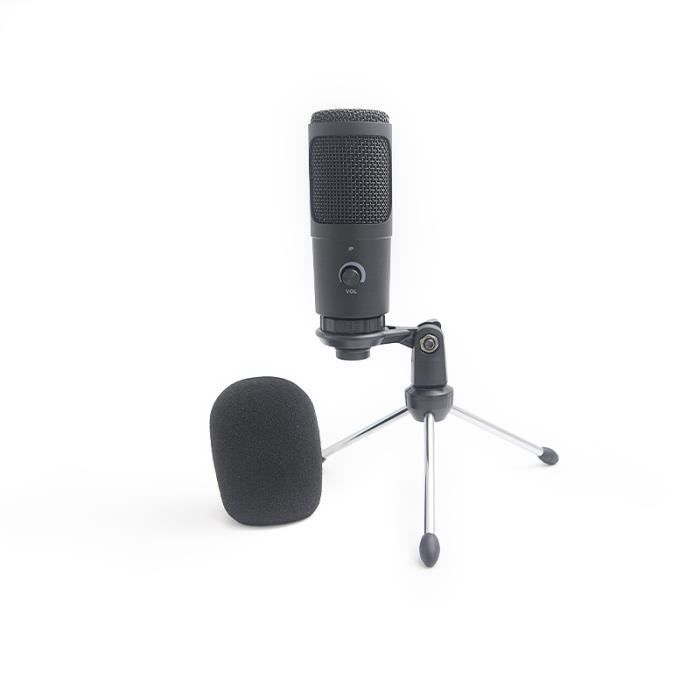 Kit Microphone USB Avec Bras De Bureau Réglable - Micro à Condensateur, Support Antichoc, Pour Streaming, Podcasts