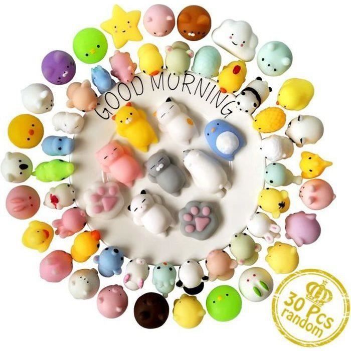 Lot De 16 Jouets Anti-Stress Extensibles & Mochi Squishy | Fidget Toys Pour Enfants Et Adultes | Marque Amanii