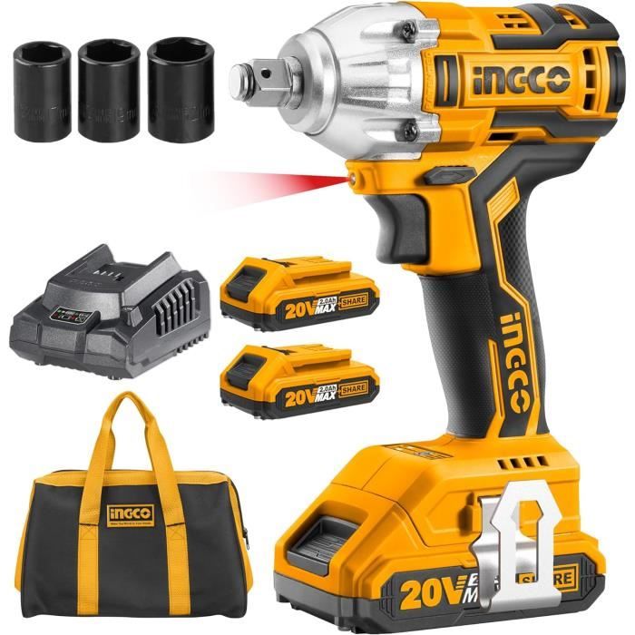 Clé à Chocs Sans Fil 700Nm Compatible Makita 18V - 1/2", 4 Vitesses, Lumière LED, Sans Batterie