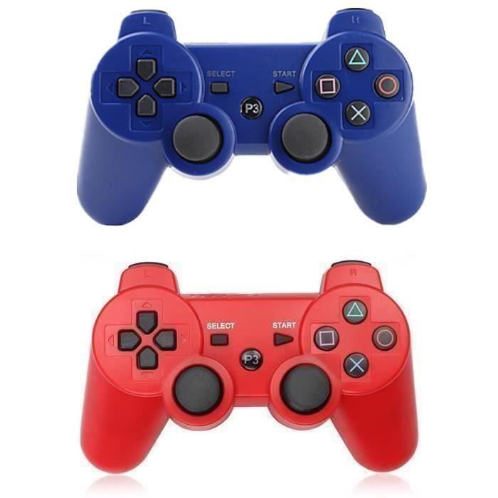 Pack PS3 Avec 2 Manettes Et 21 Jeux - Console Noire, Câbles Inclus