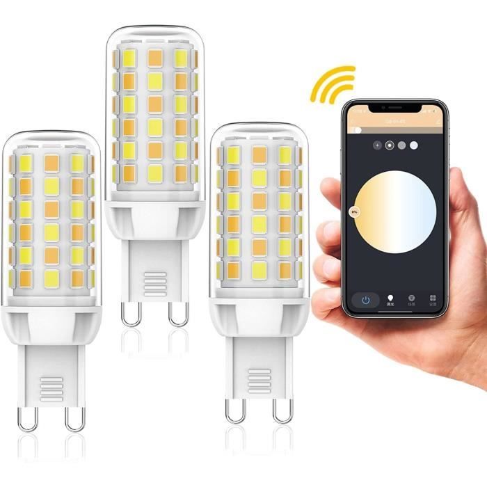 Ampoules Led G9 Wifi,Ampoule Led G9 Alexa,Ampoule G9 Led Connectée Wifi