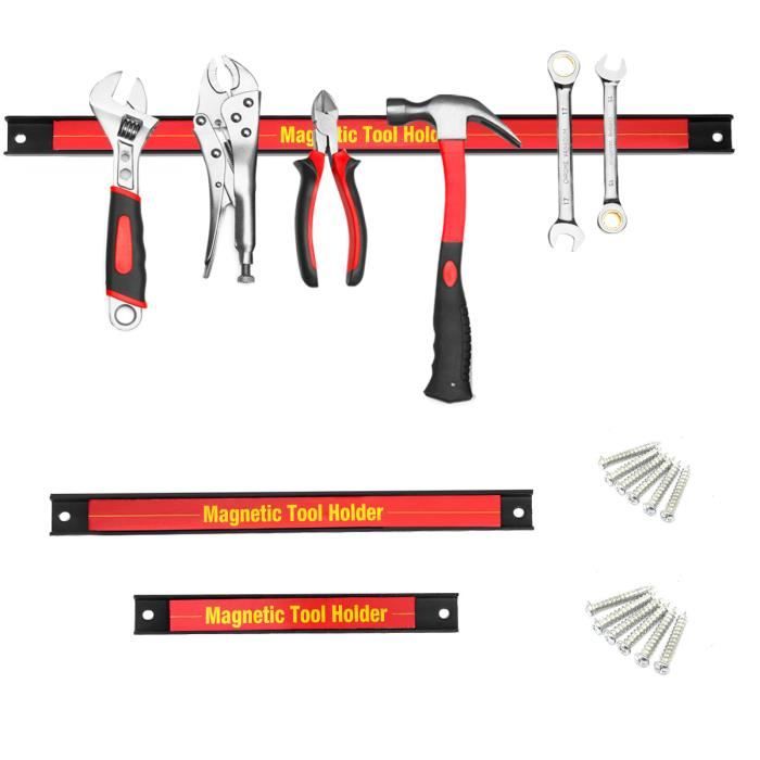 Barre Magnétique COSTWAY 6" - Range-Outil Garage Et Atelier - Support 10kg - Acier Carbone