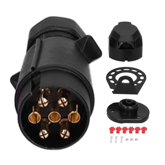 Kit Câblage Remorque Hopkins 48405 – Connecteur Rond 6 Pôles, Noir – Pour Attelage, Facile à Installer