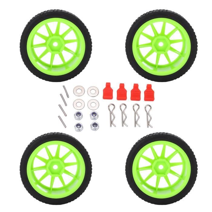 SUNGOOYUE – 4 Pneus En Caoutchouc Pour Voiture RC 1/10 – Installation Facile – Diamètre 67 Mm – Dérive Et Figures – Compatible TT01, TT02, HSP