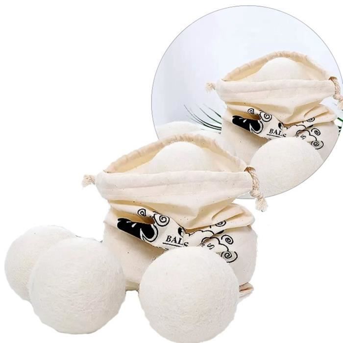 EJ.life 6PCS Boules en Laine pour Sèchelinge Réutilisables Écologiques Cdiscount Electroménager