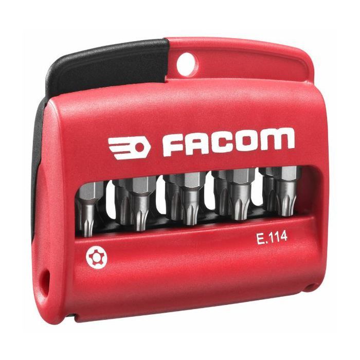Jeu de 10 embouts Torx plus Tamper Résistant 14 25 mm Facom E.114PB - vue 2